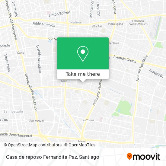 Casa de reposo  Fernandita Paz map