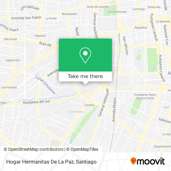 Hogar Hermanitas De La Paz map