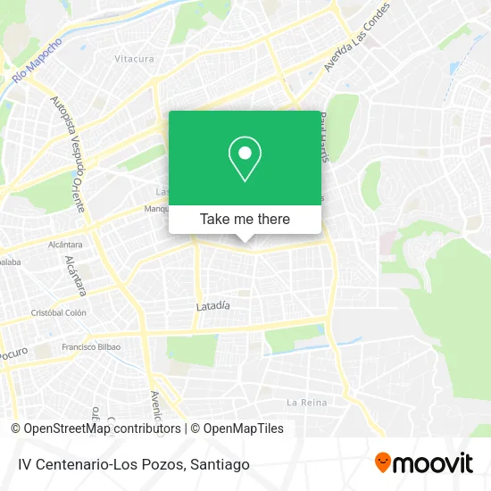 IV Centenario-Los Pozos map