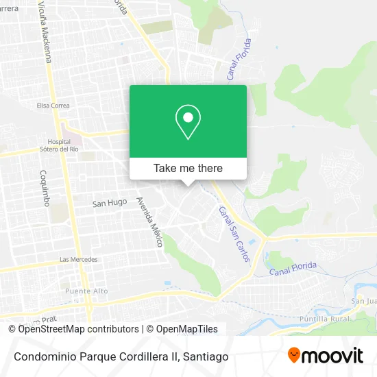 Condominio Parque Cordillera II map