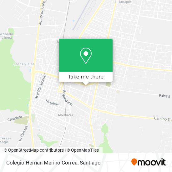 Colegio Hernan Merino Correa map