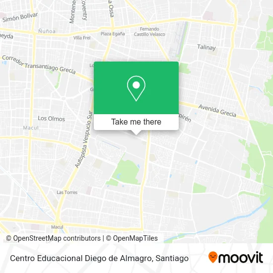 Centro Educacional Diego de Almagro map