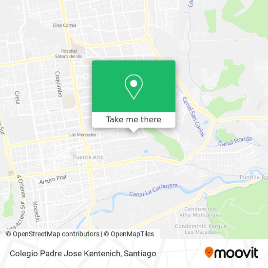 Colegio Padre Jose Kentenich map