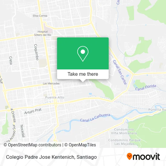 Colegio Padre Jose Kentenich map