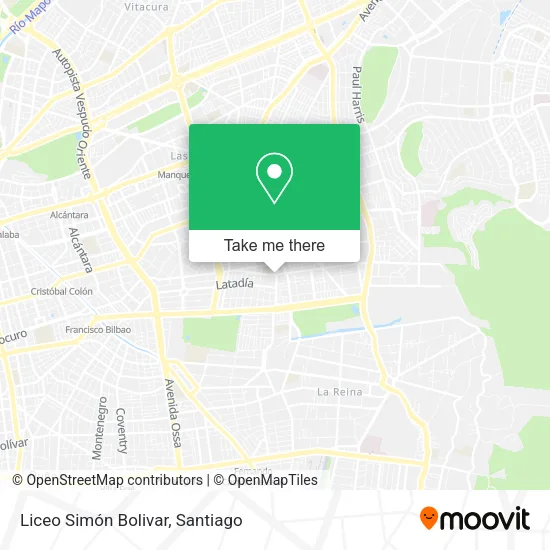 Liceo Simón Bolivar map