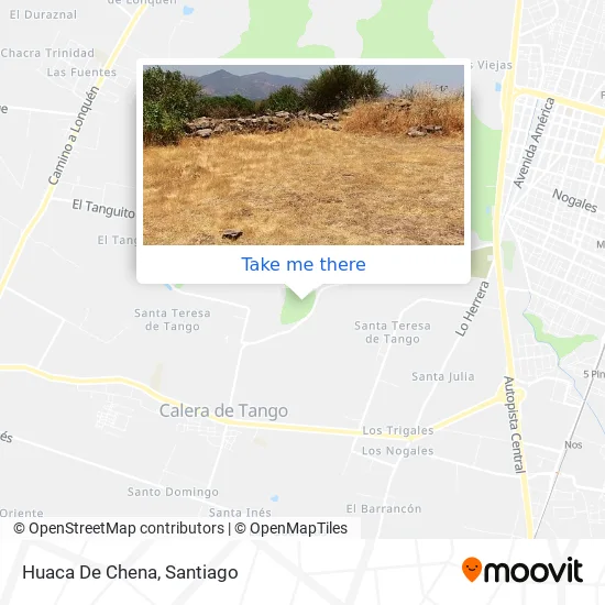 Huaca De Chena map