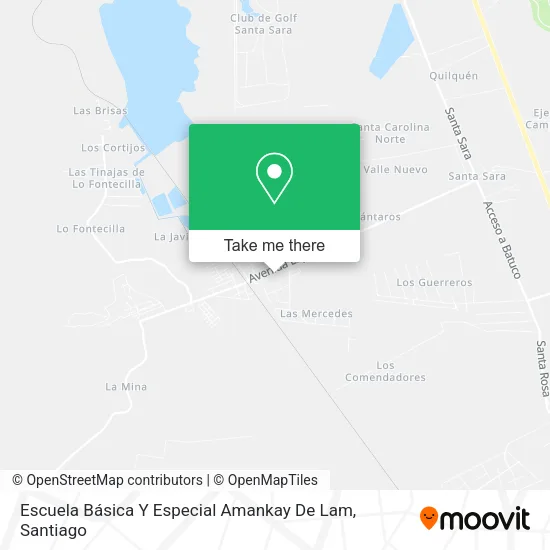 Escuela Básica Y Especial Amankay De Lam map