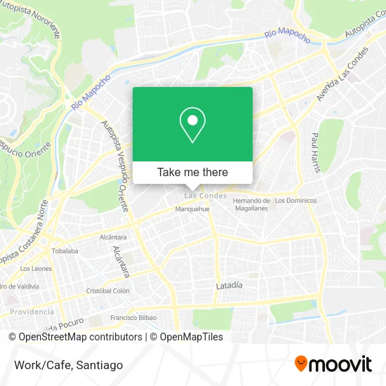 Work/Cafe map