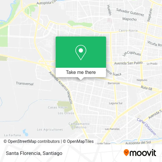 Santa Florencia map