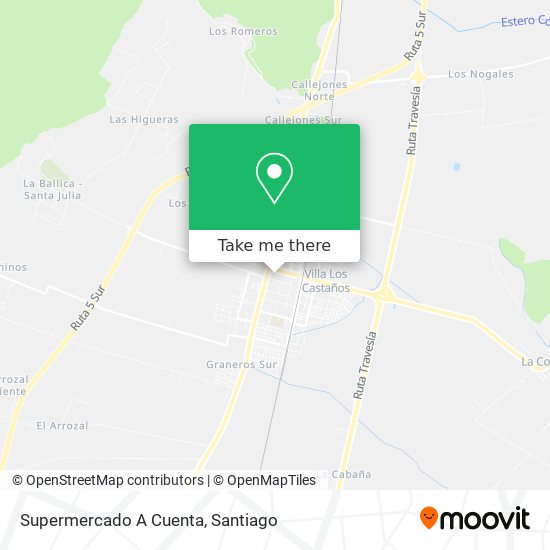 Mapa de Supermercado A Cuenta