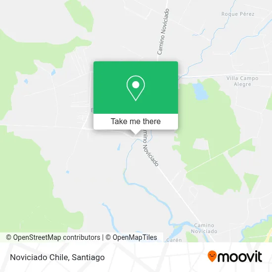 Noviciado Chile map