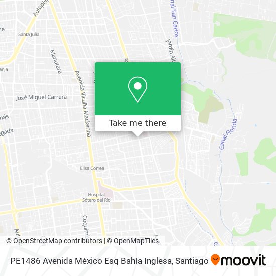 PE1486 Avenida México Esq Bahía Inglesa map