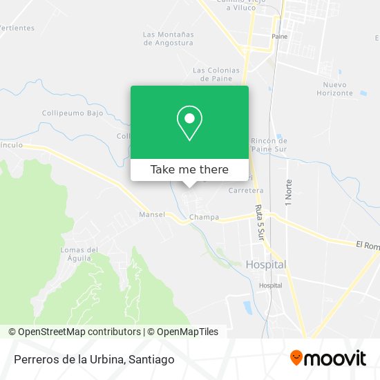 Mapa de Perreros de la Urbina