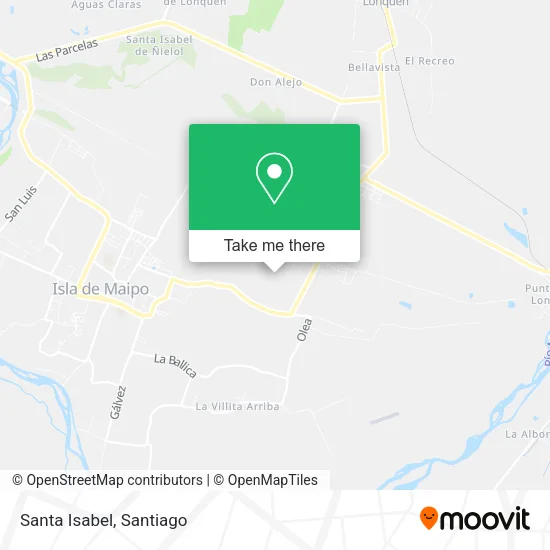 Santa Isabel map