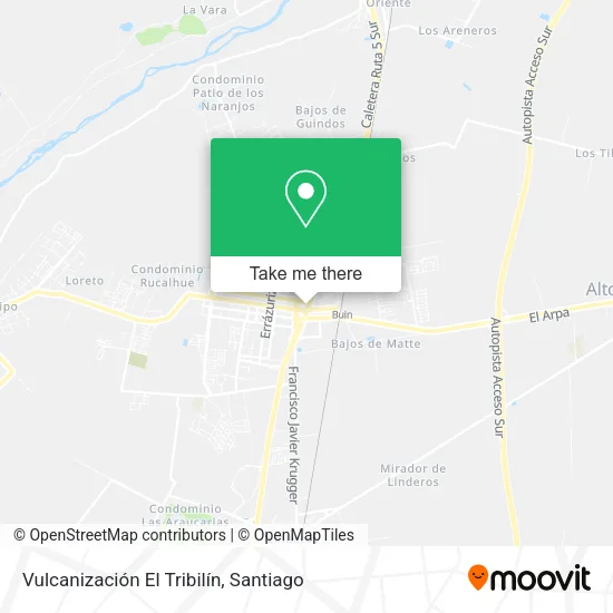 Vulcanización El Tribilín map