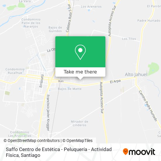 Saffo Centro de Estética - Peluquería - Actividad Física map