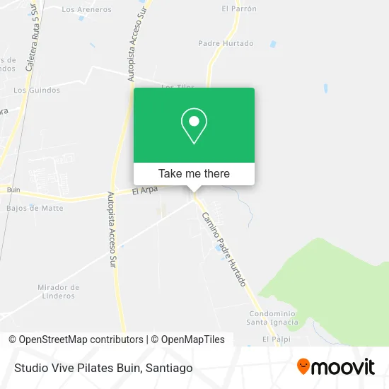 Studio Vive Pilates Buin map