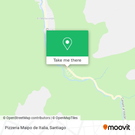 Pizzeria Maipo de Italia map