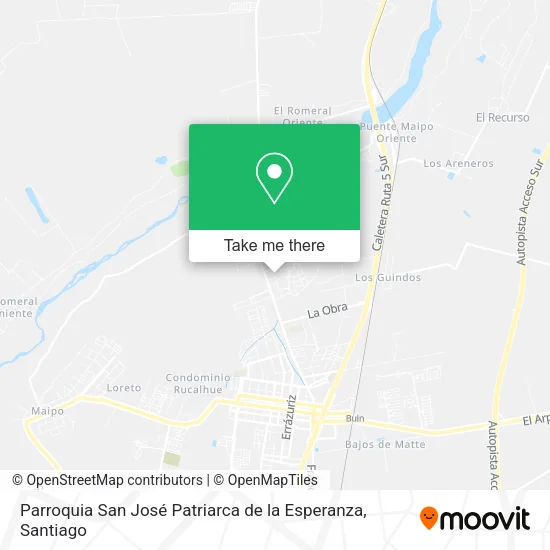 Parroquia San José Patriarca de la Esperanza map
