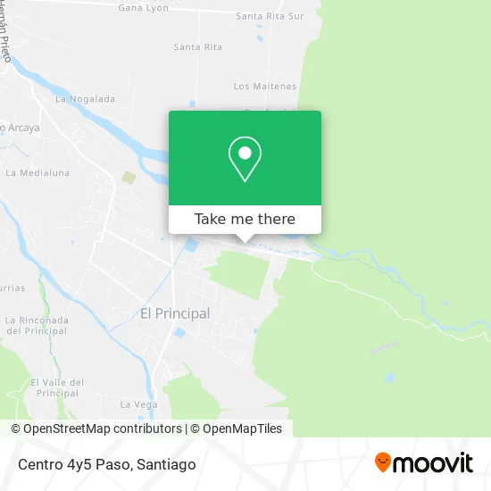 Centro 4y5 Paso map