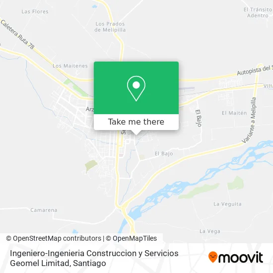 Ingeniero-Ingenieria Construccion y Servicios Geomel Limitad map