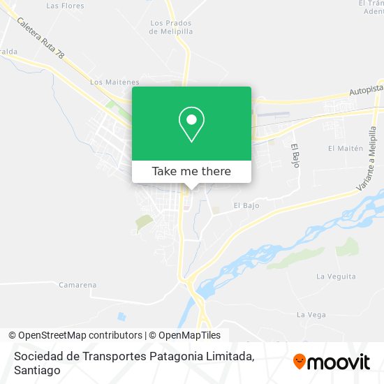 Sociedad de Transportes Patagonia Limitada map