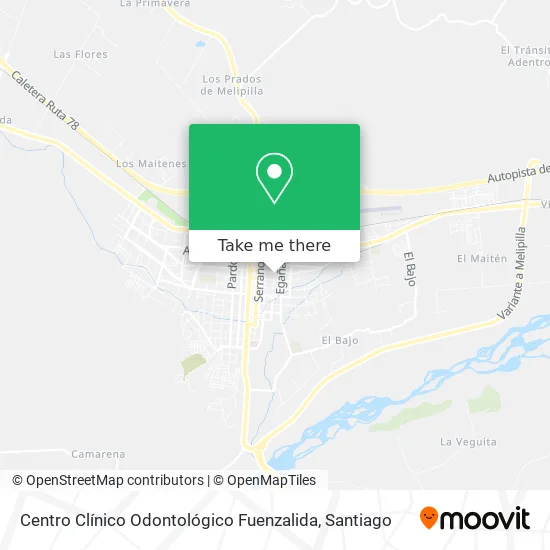 Centro Clínico Odontológico Fuenzalida map
