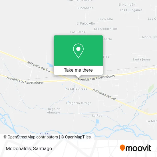 McDonald's map