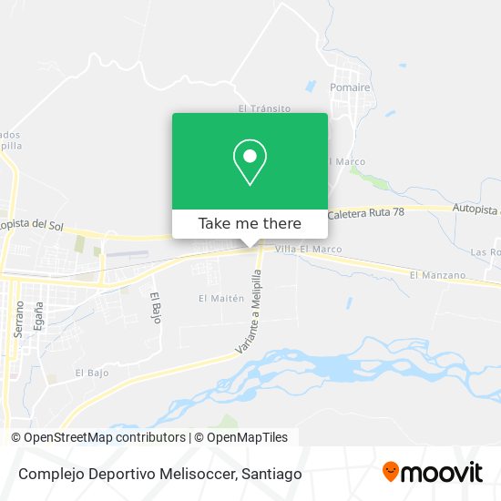 Complejo Deportivo Melisoccer map