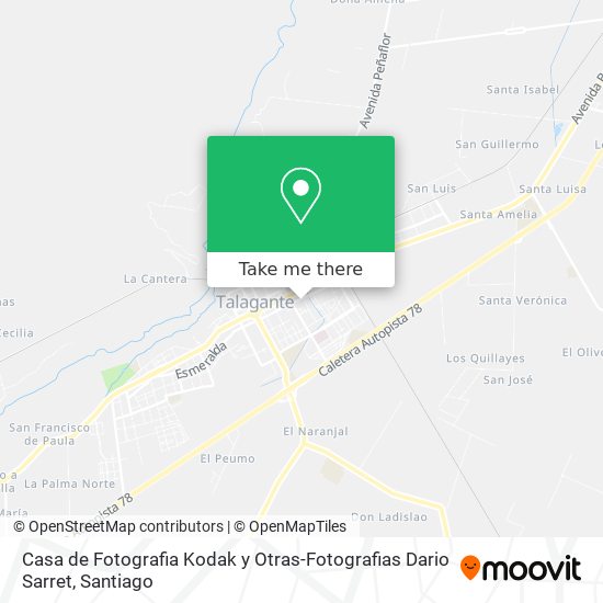 Mapa de Casa de Fotografia Kodak y Otras-Fotografias Dario Sarret