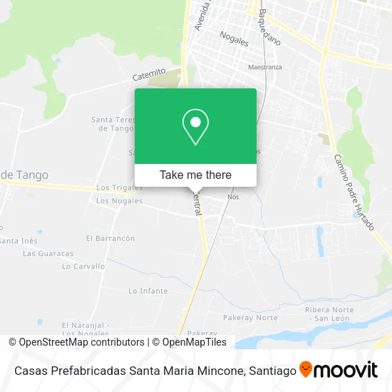 Casas Prefabricadas Santa Maria Mincone map