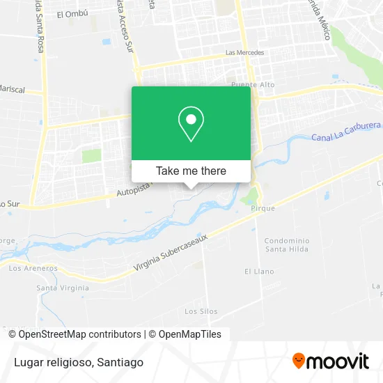 Mapa de Lugar religioso