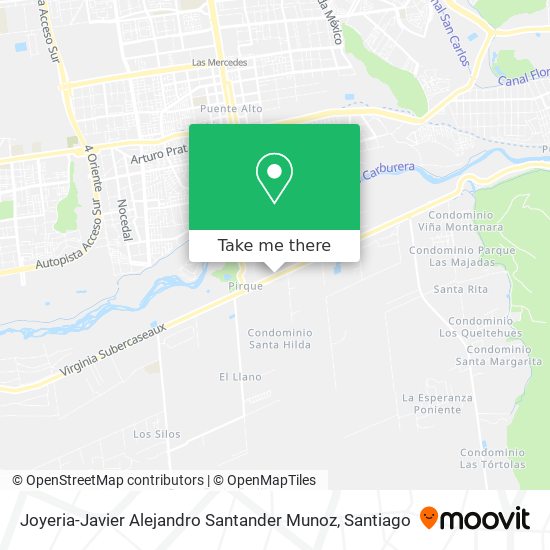 Joyeria-Javier Alejandro Santander Munoz map