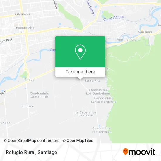 Refugio Rural map