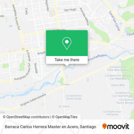 Barraca Carlos Herrera Master en Acero map