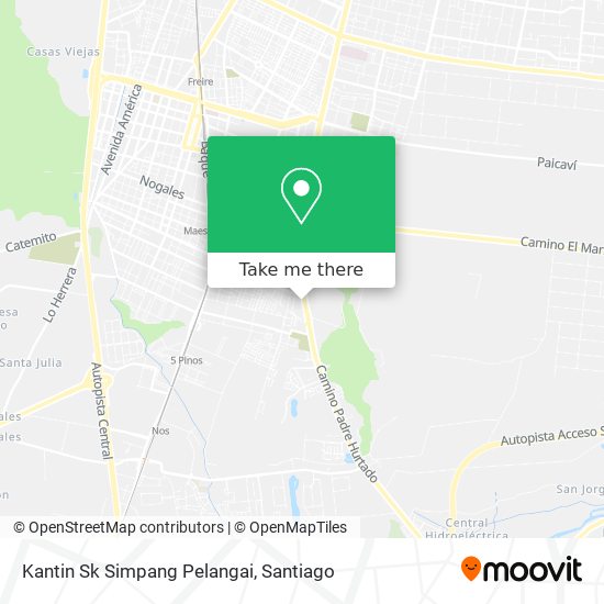 Mapa de Kantin Sk Simpang Pelangai