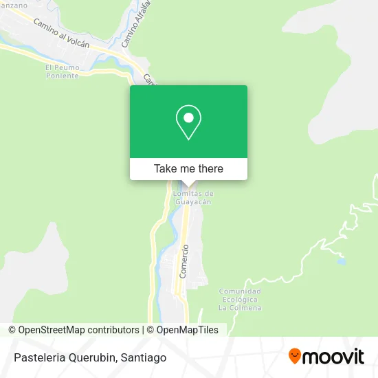 Pasteleria Querubin map