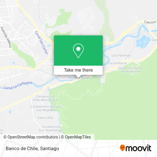 Banco de Chile map