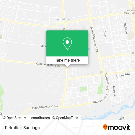 Petroflex map