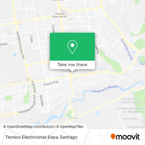 Mapa de Tecnico Electricistas-Eepa