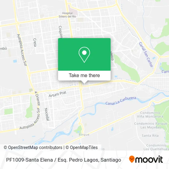 PF1009-Santa Elena / Esq. Pedro Lagos map