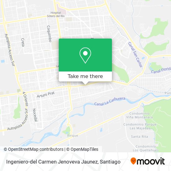 Ingeniero-del Carmen Jenoveva Jaunez map