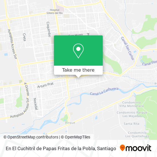 En El Cuchitril de Papas Fritas de la Pobla map