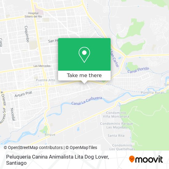 Peluquería Canina Animalista Lita Dog Lover map