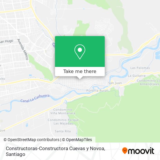 Constructoras-Constructora Cuevas y Novoa map