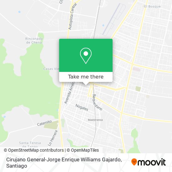 Cirujano General-Jorge Enrique Williams Gajardo map