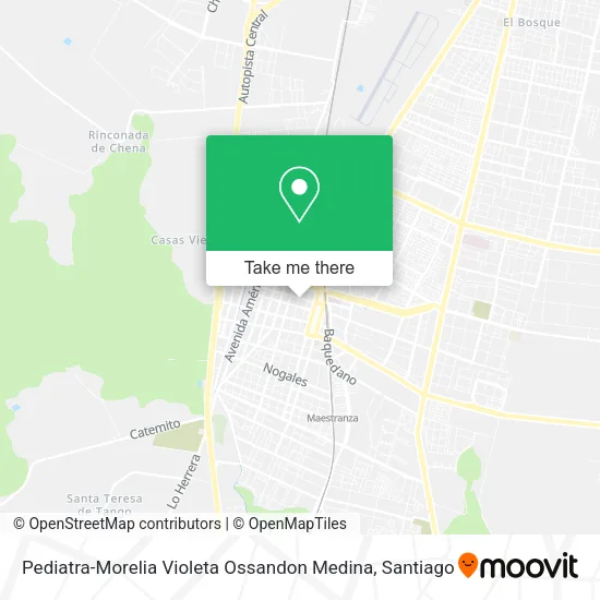 Pediatra-Morelia Violeta Ossandon Medina map