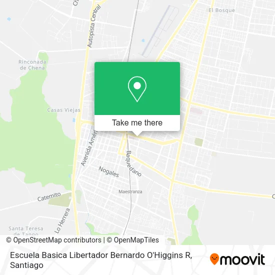 Escuela Basica Libertador Bernardo O'Higgins R map