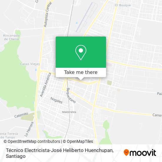 Técnico Electricista-José Heliberto Huenchupan map