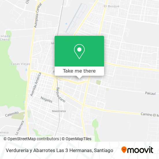 Verdurería y Abarrotes Las 3 Hermanas map